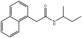 N-(sec-butyl)-2-(1-naphthyl)acetamide Struktur