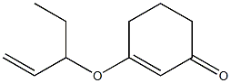 2-Cyclohexen-1-one,3-[(1-ethyl-2-propenyl)oxy]-(9CI) Struktur