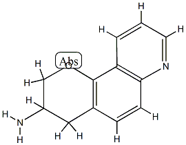 2H-Pyrano[2,3-f]quinolin-3-amine,3,4-dihydro-(9CI) Struktur