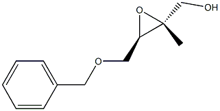 Oxiranemethanol,2-methyl-3-[(phenylmethoxy)methyl]-,(2R,3R)-rel-(9CI) Struktur