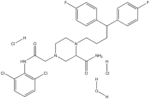 Mioflazine Struktur