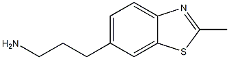 6-Benzothiazolepropanamine,2-methyl-(9CI) Struktur