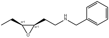 Oxiraneethanamine,3-ethyl-N-(phenylmethyl)-,(2R,3S)-rel-(9CI) Struktur