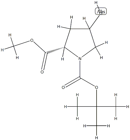 (2S)-1-tert-Butyl 2-methyl 4-hydroxypyrrolidine-1,2-dicarboxylate