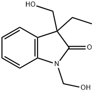 2H-Indol-2-one,3-ethyl-1,3-dihydro-1,3-bis(hydroxymethyl)-(9CI) Struktur