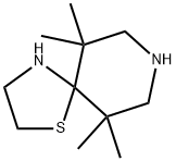 1-Thia-4,8-diazaspiro[4.5]decane,6,6,10,10-tetramethyl-(8CI) Struktur