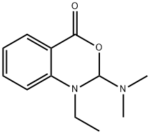 4H-3,1-Benzoxazin-4-one,2-(dimethylamino)-1-ethyl-1,2-dihydro-(8CI) Struktur