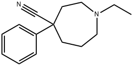 1H-Azepine-4-carbonitrile,1-ethylhexahydro-4-phenyl-(8CI) Struktur