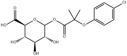 clofibric pyranoglucuronate Struktur