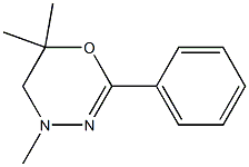 4H-1,3,4-Oxadiazine,5,6-dihydro-4,6,6-trimethyl-2-phenyl-(8CI) Struktur