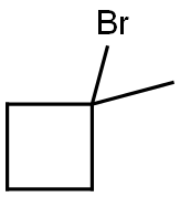 Cyclobutane, 1-bromo-1-methyl- (6CI,7CI,9CI) Struktur