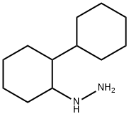 2-(cyclohexyl)cyclohexylhydrazine Struktur