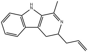 3H-Pyrido[3,4-b]indole,3-allyl-4,9-dihydro-1-methyl-(8CI) Struktur