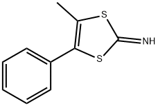 Imidocarbonic acid, dithio-, cyclic methylphenylvinylene ester (8CI) Struktur