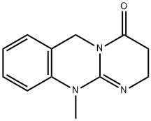 4H-Pyrimido[2,1-b]quinazolin-4-one,2,3,6,11-tetrahydro-11-methyl-(8CI) Struktur