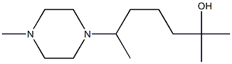 1-Piperazinepentanol,alpha,alpha,4-tetramethyl-(8CI) Struktur