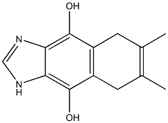 1H-Naphth[2,3-d]imidazole-4,9-diol,5,8-dihydro-6,7-dimethyl-(8CI) Struktur