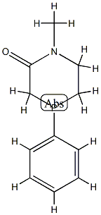 1,4-Azaphosphorin-2(1H)-one,tetrahydro-1-methyl-4-phenyl-(8CI) Struktur