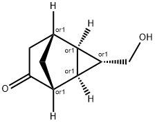 Tricyclo[3.2.1.02,4]octan-6-one, 3-(hydroxymethyl)-, (1R,2R,3S,4S,5R)-rel- (9CI) Struktur