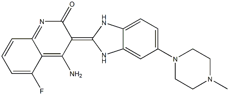 多韋替尼, 804551-71-1, 結(jié)構(gòu)式