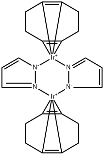 雙(1,5-環(huán)辛二烯)雙(1H-吡唑)二銥, 80462-13-1, 結構式