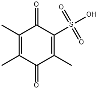 1,4-Cyclohexadiene-1-sulfonicacid,2,4,5-trimethyl-3,6-dioxo-(9CI) Struktur