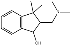 1H-Inden-1-ol,2-[(dimethylamino)methyl]-2,3-dihydro-3,3-dimethyl-(9CI) Struktur