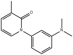 2(1H)-Pyridinone,1-[3-(dimethylamino)phenyl]-3-methyl-(9CI) Struktur