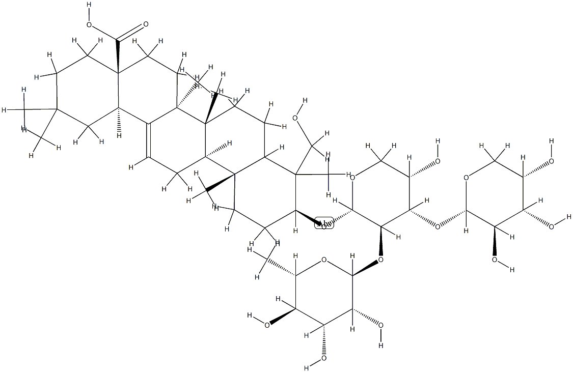 clemontanoside C Struktur