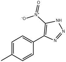 1H-1,2,3-Triazole,4-(4-methylphenyl)-5-nitro-(9CI) Struktur