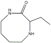 1,4-Diazocin-2(1H)-one,3-ethylhexahydro-(9CI) Struktur