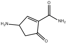 1-Cyclopentene-1-carboxamide,3-amino-5-oxo-(9CI) Struktur