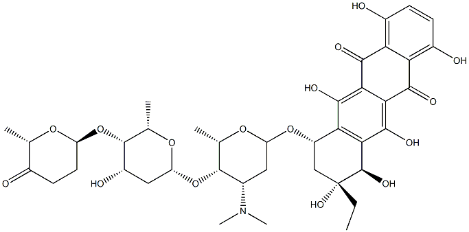 beta-isorhodomycinone Struktur