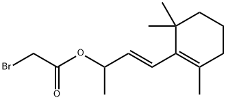 beta-ionylbromoacetate Struktur