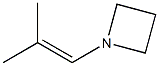 1-Azetidino-isobutene Struktur