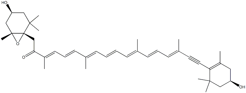 halocynthiaxanthin Struktur