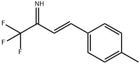 (3E)-1,1,1-Trifluoro-4-(4-methylphenyl)-3-buten-2-imine Struktur