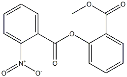 2-(methoxycarbonyl)phenyl 2-nitrobenzoate Struktur