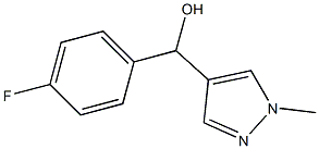 1H-Pyrazole-4-methanol,alpha-(4-fluorophenyl)-1-methyl-(9CI) Struktur