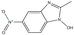 1H-Benzimidazole,1-hydroxy-2-methyl-5-nitro-(9CI) Struktur