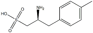 Benzenepropanesulfonic acid, ba-amino-4-methyl-, (baS)- (9CI) Struktur