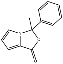 1H,3H-Pyrrolo[1,2-c]oxazol-1-one,3-methyl-3-phenyl-(9CI) Struktur