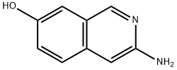 7-Isoquinolinol,3-amino-(9CI) Struktur