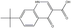 3-Quinolinecarboxylicacid,7-(1,1-dimethylethyl)-4-hydroxy-(9CI) Struktur