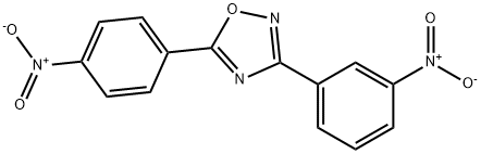 3-(3-nitrophenyl)-5-(4-nitrophenyl)-1,2,4-oxadiazole Struktur