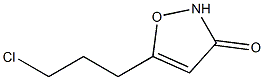 3(2H)-Isoxazolone,5-(3-chloropropyl)-(9CI) Struktur