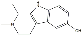 1H-Pyrido[3,4-b]indol-6-ol,2,3,4,9-tetrahydro-1,2-dimethyl-(9CI) Struktur