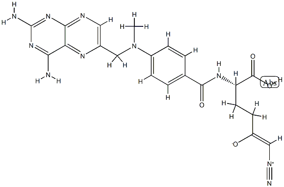 diazoketone methotrexate Struktur