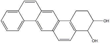 dibenz(a,h)anthracene-1,2,3,4-tetrahydro-3,4-diol Struktur