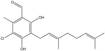 Colletochlorin B Struktur